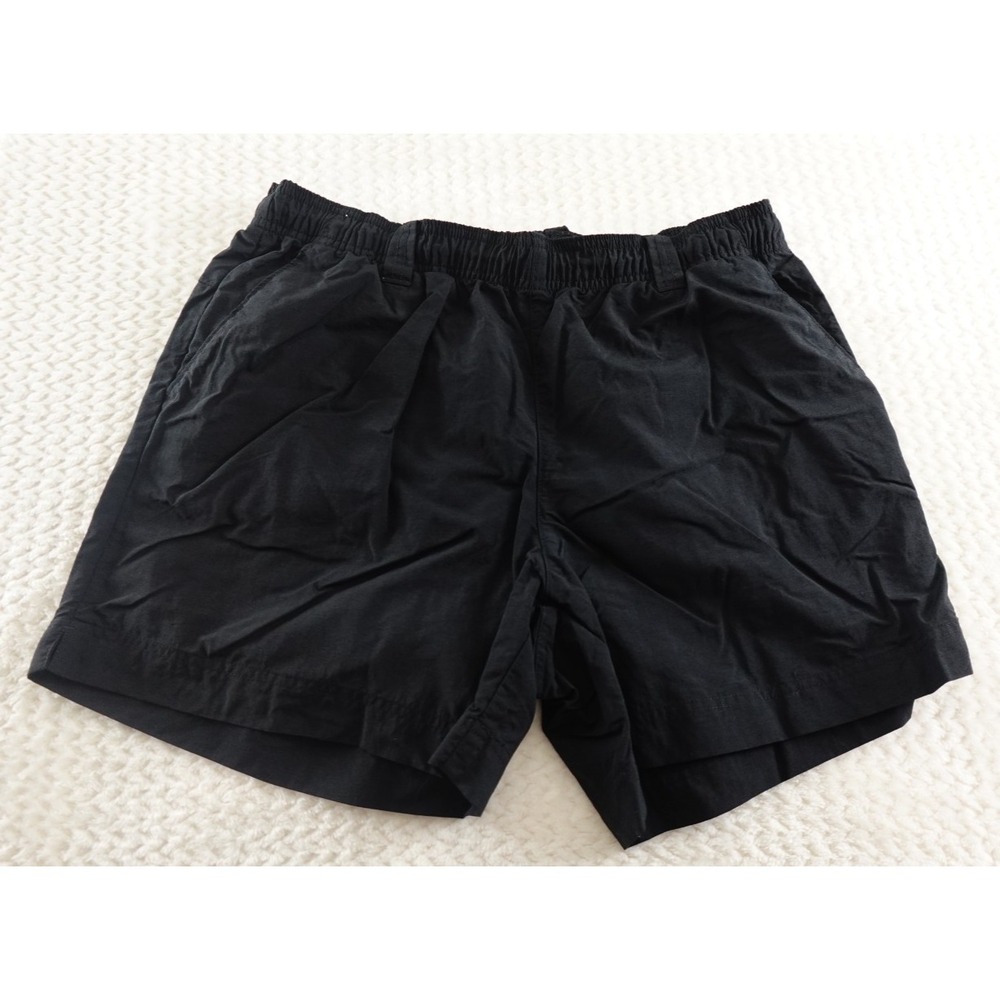 Columbia Shorts Womens SIZE M Black Nylon Running Athletic Hiking Solid Pockets